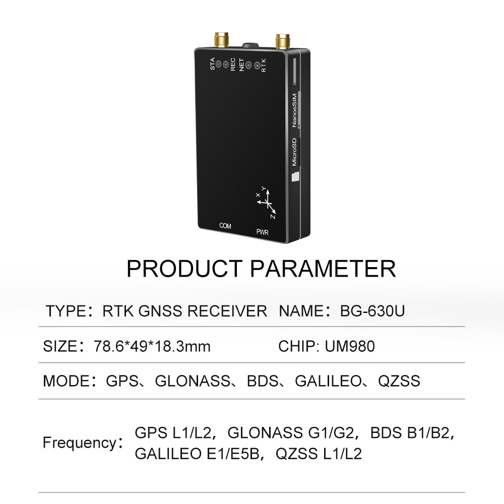 Beitian Network RTK directional GNSS receiver GNSS Module UM982/980+4G solution BG-640 630 Beitian Network RTK directional GNSS receiver GNSS Module UM982/980+4G solution BG-640 630